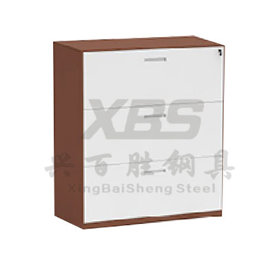 深圳産(chǎn)品展示廠家,新(xīn)款 雙色三抽文(wén)件櫃  支持訂做